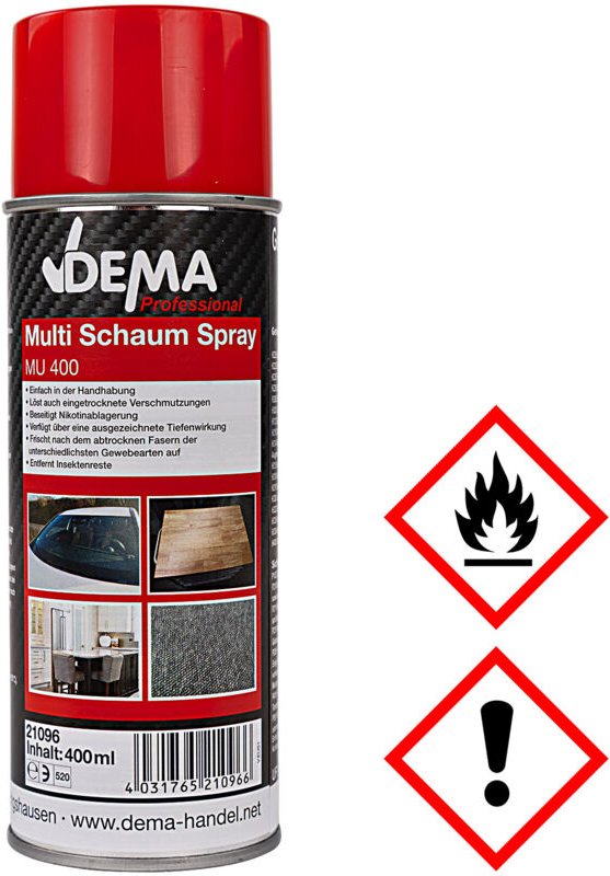 Dema - Multi Schaum Spray professional 400 ml Multischaumspray Reinigungsschaum