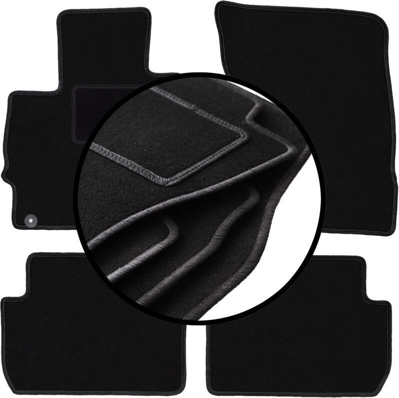 Komplettset Veloursmatten für: Mitsubishi Eclipse Cross SUV (2017-)