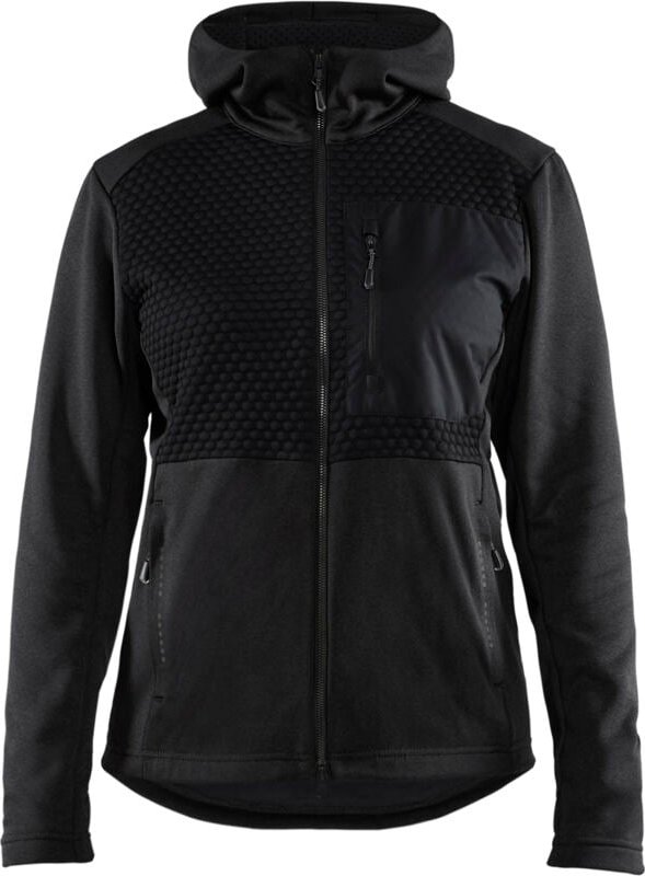 Thumbnail - Arbeits-Sweatshirt mit Reißverschluss für Damen 3542 - Schwarz S