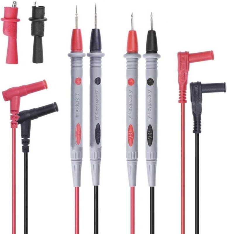 Dolaso - 1000 v 20 a Multimeter-Messleitungen, Bananenstecker-Sonden, 2 Sets Digital-Multimeter-Sonden, elektrische Test...