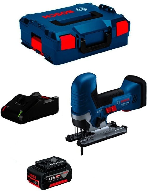 Thumbnail - Stichsäge BOSCH GST 18V-125 S (1 x 5,0 Ah + GAL18V-40 + L-Boxx 136)