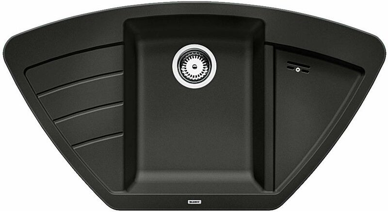 Zia 9 - Silgranitspüle, 93x51 cm, Schwarz 526031 - Blanco