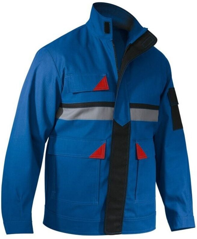 Kübler Jacke Brand x Protect psa 3 kbl.blau/rot Gr. 56