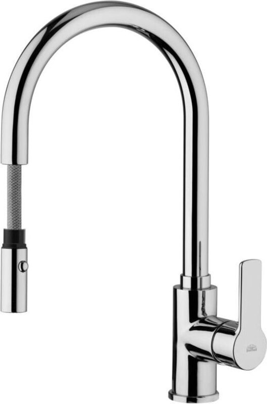 Thumbnail - Paffoni - Spültischbatterie mit herausziehbarer Brause Red RED285 Chrom