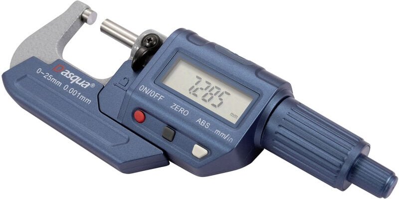 Dasqua 4230-2015 Digitales Außenmikrometer mit digitaler Anzeige 50 - 75 mm Ablesung: 0.001 mm