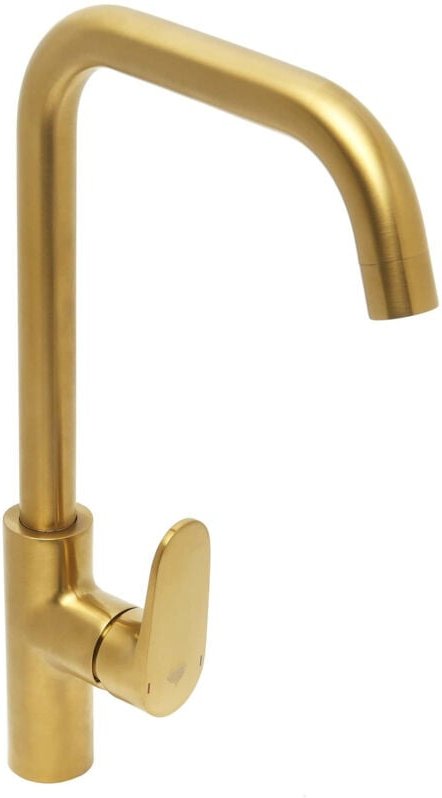 Swiss Aqua Technologies - sat dark Spültischmischer mit Schwenkarm aus gebürstetem Gold (SATBSDA280LBZ)