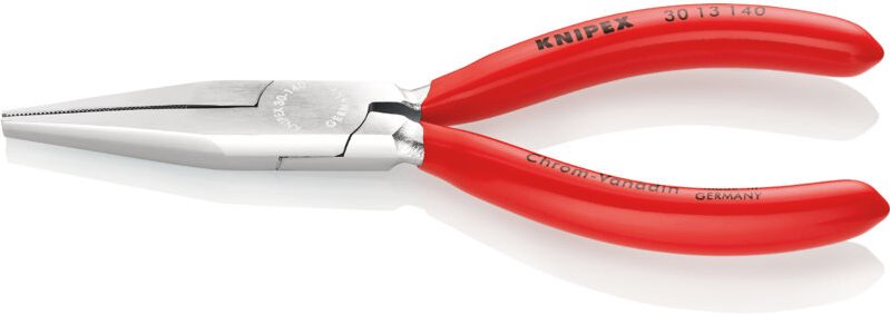 30 13 140 Langbeckzange mit Kunststoff überzogen verchromt 140 mm