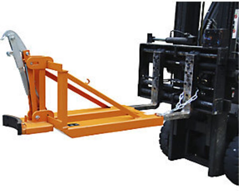 Bauer Fasslifter RS-I/D 91, lackiert, Gelborange