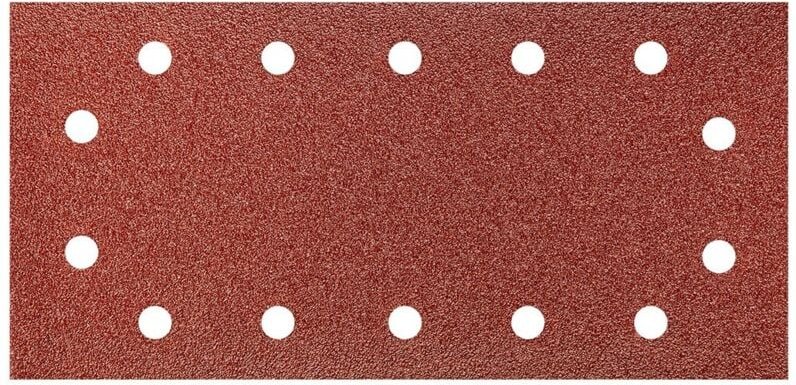 Graphit-Klett-Schleifpapier - 5 Stk. K60, 115x230mm, gelocht