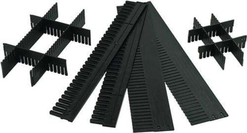 10x Unterteiler für Transportstapelbehälter Höhe 180 mm - trk 180/5 - La-ka-pe