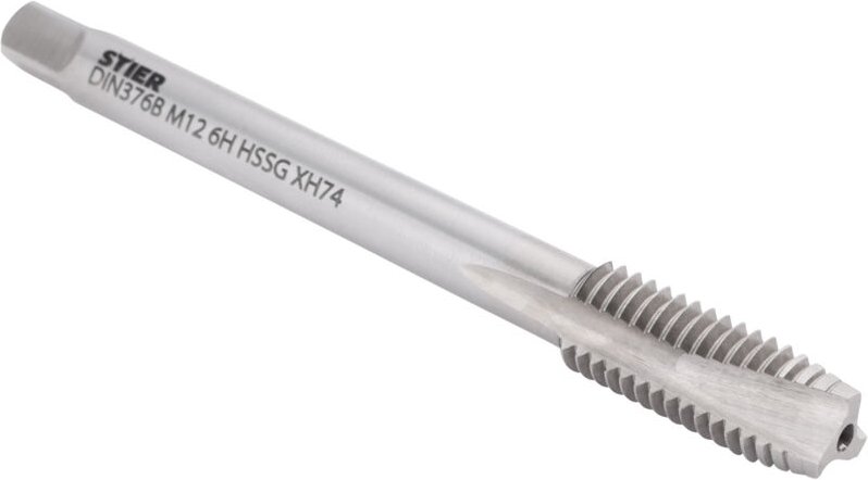Maschinengewindebohrer M8 din 371 Form b 6H hss-g Gewindeschneider rechtsschneidend Einschnittgewindebohrer Durchgangslo...