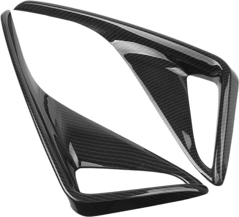 Tlily - 2Pcs Auto Carbon Fiber Hinten Nebel Lampe Abdeckung Trim für 2016-2018