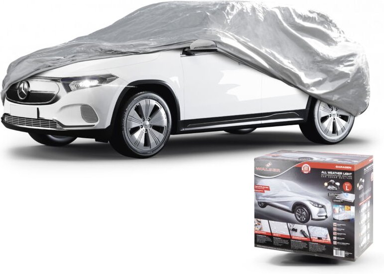 Walser - Autoplane All Weather Light, SUV-Abdeckplane Größe l, hellgrau