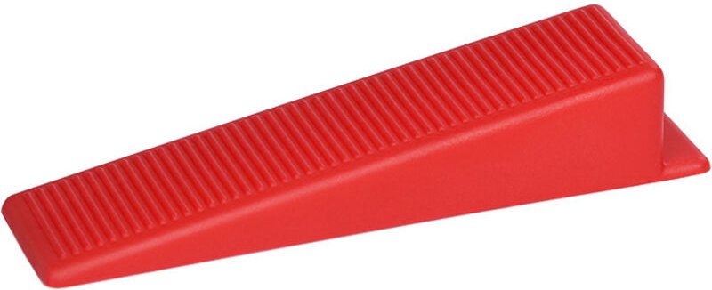 Fliesen-Nivellierkeile 100 Stück rot Fliesen-Nivelliersystem Tür- und Fenster-Türrahmenmontagen Fliesenkeil Kunststoff F...