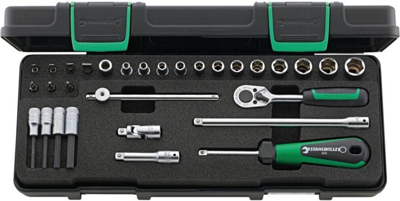 Stahlwille 1/4" (6,3mm) Steckschlüsselsatz Nr.40/23/7 KN 30tlg.