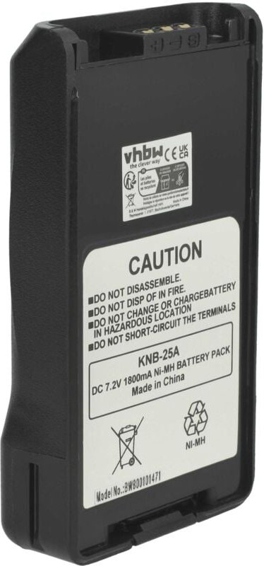 Thumbnail - Vhbw - Akku kompatibel mit Kenwood TK-3160M, TK-3168, TK-3170, TK-3170E, TK-3170E4 Funkgerät, Walkie Talkie (1800mAh, 7,...