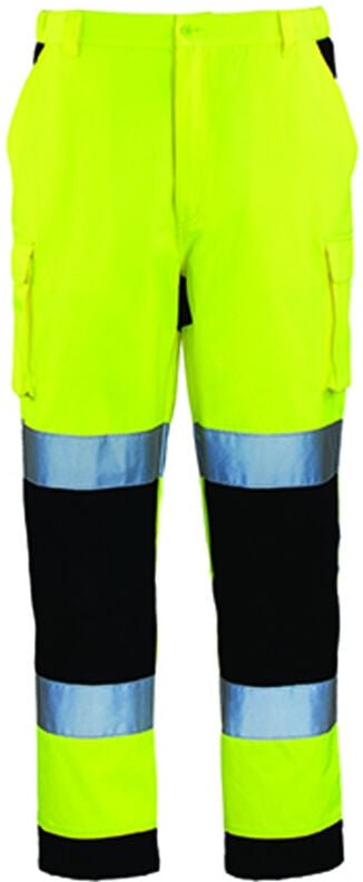 Hochsichtbarer Arbeitshosen PATROL - Neon Gelb XS - FR (34/36)