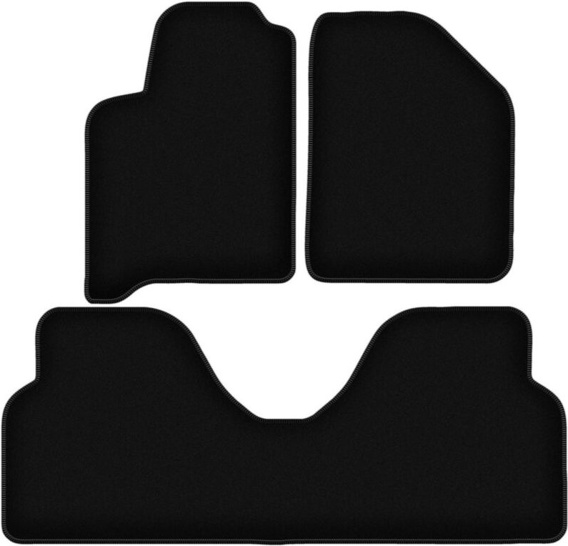 BASIC schwarze Veloursmatten für: Renault Scenic I Minivan (1996-2003)