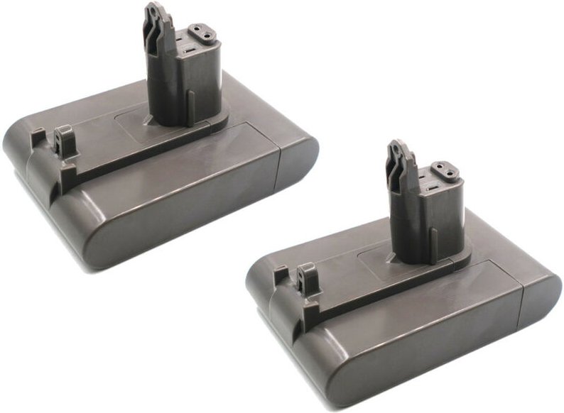 Trade-shop - 2x Li-Ion Akku 2A für viele Dyson Hand-Staubsauger Typ b wie DC45 DC44 DC43 DC57 DC56 DC35 DC34 DC31 / Ersa...