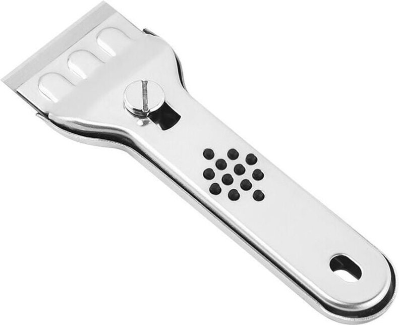 Ceranfeldschaber - Edelstahl Glasschaber -