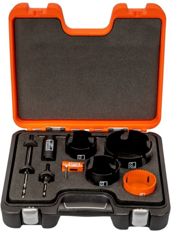 Bahco Lochsägensatz, gemischt, 35-114 mm - 10-tlg.