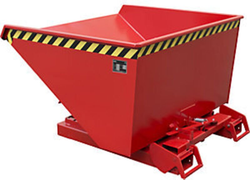 Bauer Kippbehälter 4A 1200, lackiert, Feuerrot