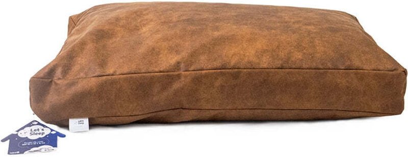 Lets sleep pluschkissen hundebett xl cognac