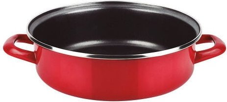 Optimax pfanne ø24cm rot edelstahl aisi 430 Fagor