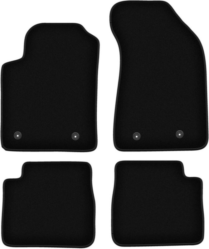 BASIC schwarze Veloursmatten für: Lancia Delta III Fließheck (2008-2014)