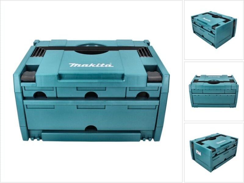 Makita - Systemkoffer makstor Modell 3.4 P-84311, 4 Schubladen, makpac