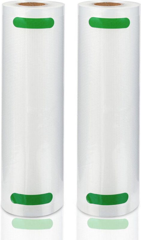 Swanew 4x Vakuumrollen Vakuumbeutel 20 x 600 cm Vakuumfolie Vakuumierfolie Vakuumier +10x Beutel