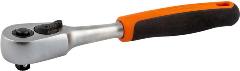 Thumbnail - 1/4 Umschaltknarre, 60 Zähne, 6° Rückschwenkwinkel, 145mm - Bahco