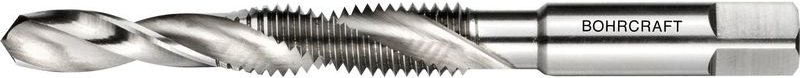 Bohrcraft - Maschinen-Kombi-Gewindebohrer hss-e metrisches Gewinde m 8