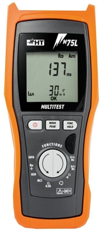 Ht Italia - cei 64-8 Sicherheitsprüfgerät mit Multimeterfunktionen trms M75L