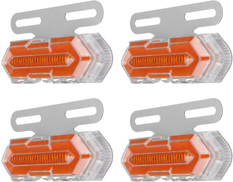 4 Stück 24 v LED-Seitenmarkierungsleuchten für Autos, Blinker, Seitenlichter für LKWs, geeignet für Anhänger, LKWs