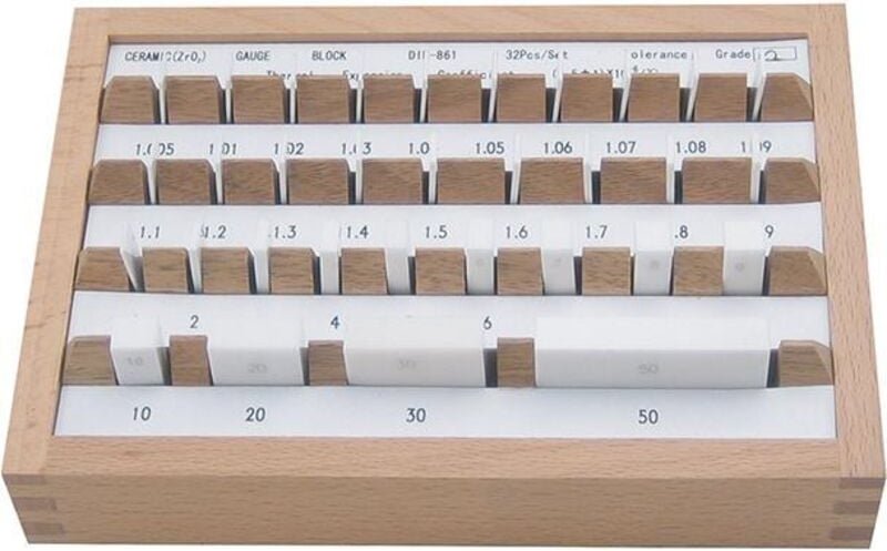 Endmass- Set 47tlg Keram. din En iso 365/1