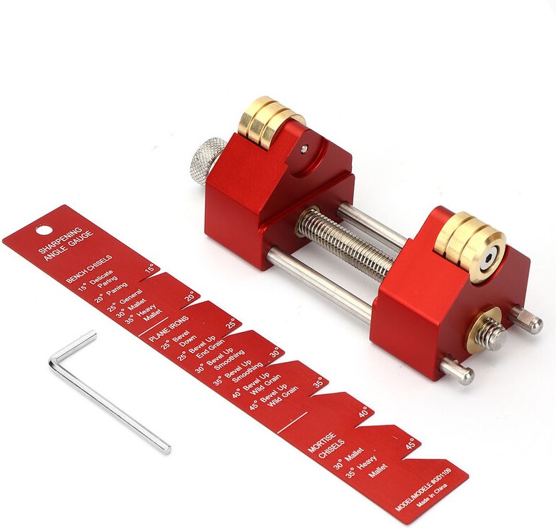 Schärfsystem Schärfführung Schärfständer Winkelvorrichtung Holzbearbeitung Meißel Winkellehre Hasaki