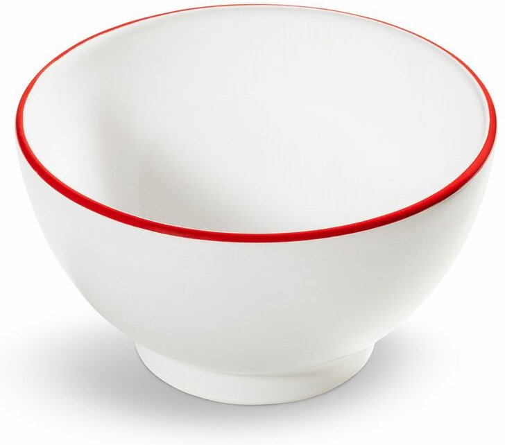 Gmundner Keramik - Rubinroter Rand, Müslischale groß (ø 14cm)