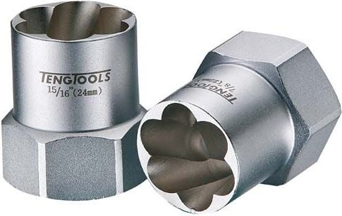 Sechskant-Auszieheinsatz, 3/8, ST38308, 8mm TENGTOOLS 178000204