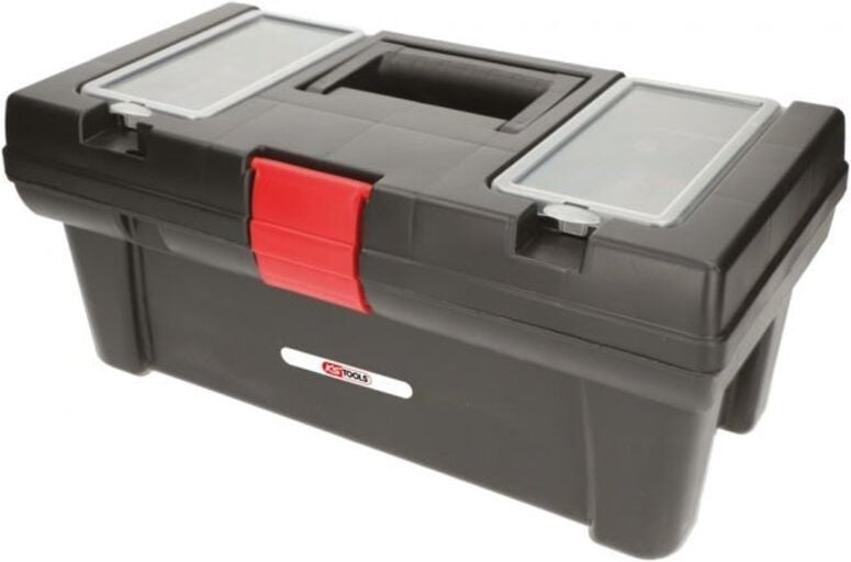 Werkzeugkasten für Techniker, L.415 x B.226 x H.181 mit halbem Ablagefach