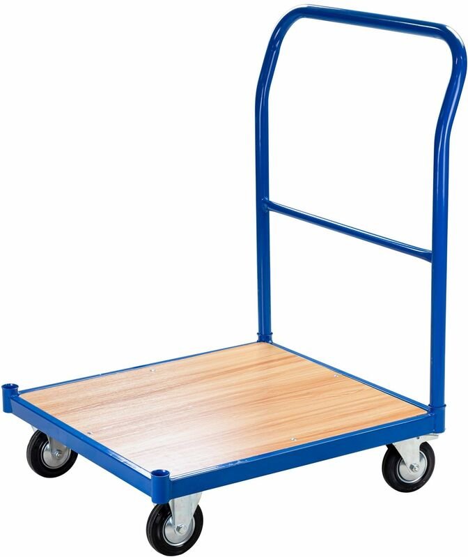 Transportwagen Handwagen Boden Vollgummibereifung Fläche 72x69 cm