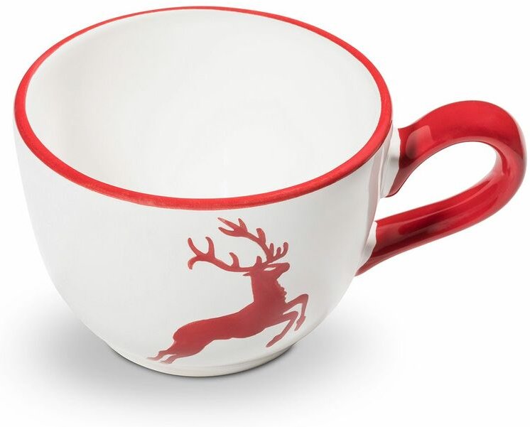 Gmundner Keramik - Rubinroter Hirsch, Mokkatasse (0,06L)