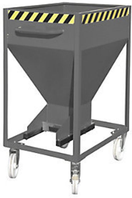 Bauer Silobehälter SR-D 600, lackiert, Mausgrau