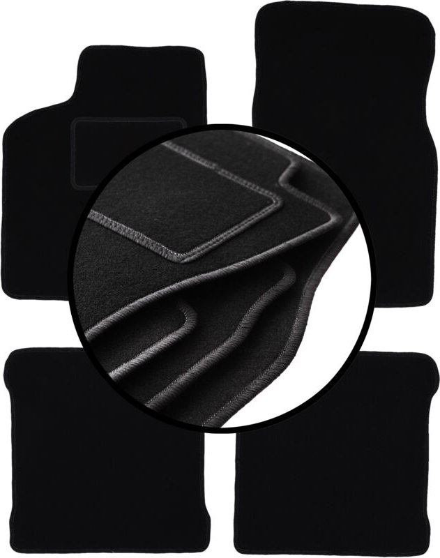 Komplettset Veloursmatten für: Seat Ibiza II Schrägheck (1993-2001)