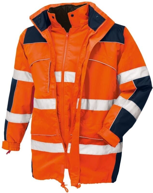 Texxor - Warnschutz-Parka toronto leuchtorange/navy xl 4109
