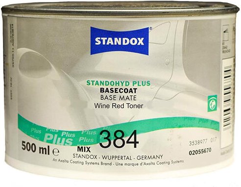 Standox-Mischung 384 Undurchsichtiger Basis-Standohydwein-rot Toner LT 0,5