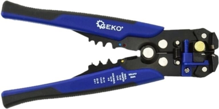 Geko G01775 - Automatische Abisolierzange (2 Stück, 0,2 bis 6 mm), mehrfarbig