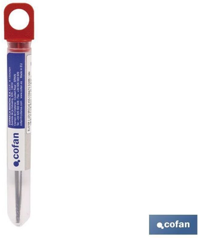 HSS-Co Edelstahlbohrer für Metall DIN338N-135º (Ø11 mm.) COFAN 09821100BL