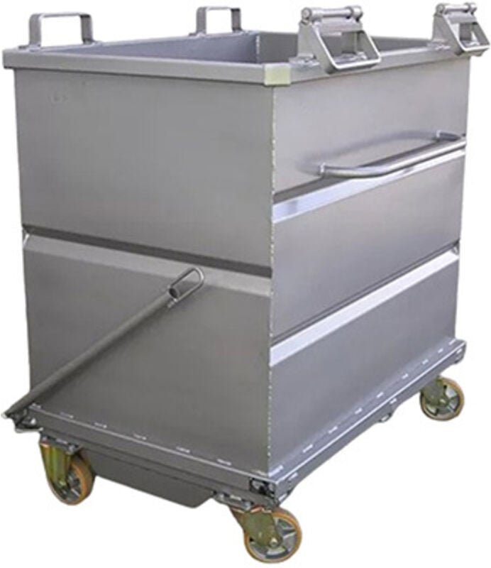 Klappbodenbehälter 1000 L - Gelb - FAP10151-1003