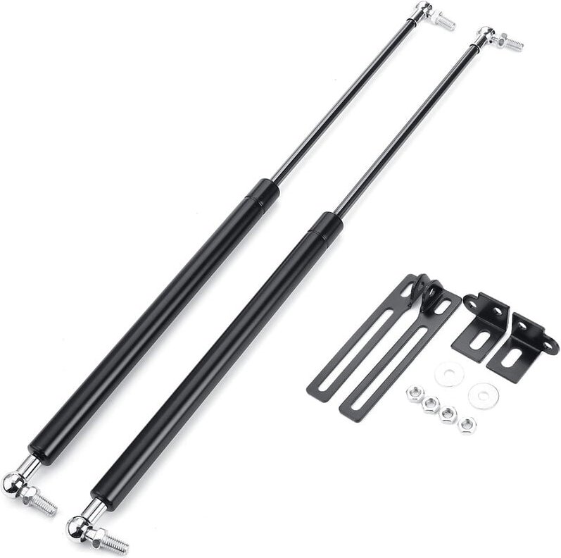 Thumbnail - 2er-Pack Gasdruckfedern mit Halterung Haube Kofferraum Heckklappe für Auto Boot Wohnwagen für Nissan Qashqai J10 2008 20...